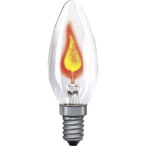 Paulmann – Ampoule à incandescence E14 3W clair forme de flamme – 230V – Intensité lumineuse correcte – Contenu 1 pc (1/10)