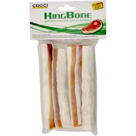 Bâton King Bone de 13 cm avec viande de bœuf 6 paquets de 4 pièces