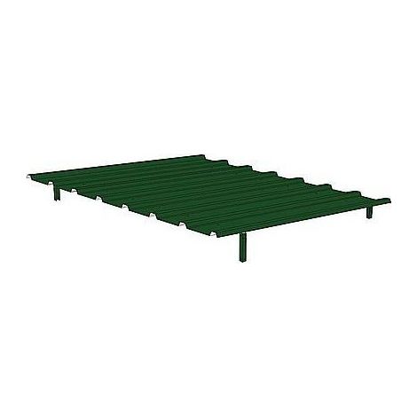 Plafond laqu pour chenil modulaire 2 x 2 m