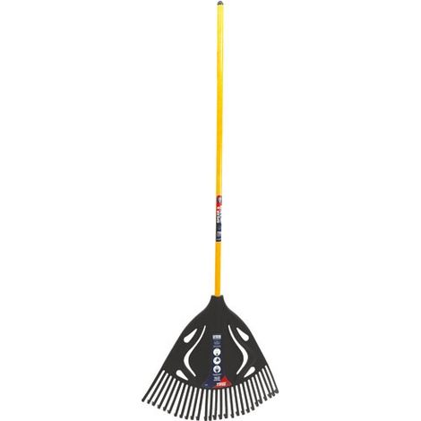 Ergo Weit Gartenbesen aus Kunststoff mit 25 Zähnen, 130 cm Griff, Fibre - Spear & Jackson
