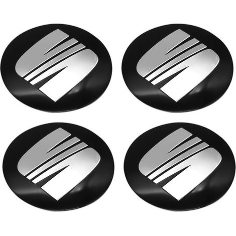Autocollants de capuchon de moyeu central de roue de voiture, badge d'emblème pour Seat Valentine, Cupra MK1, MK2, Ibiza 6J, 6F,