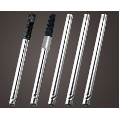 Poteau d'extension télescopique pour rouleau de peinture - En acier inoxydable - Léger et durable - Pour peinture et nettoyage des fenêtres - 1,5 m (1/4)