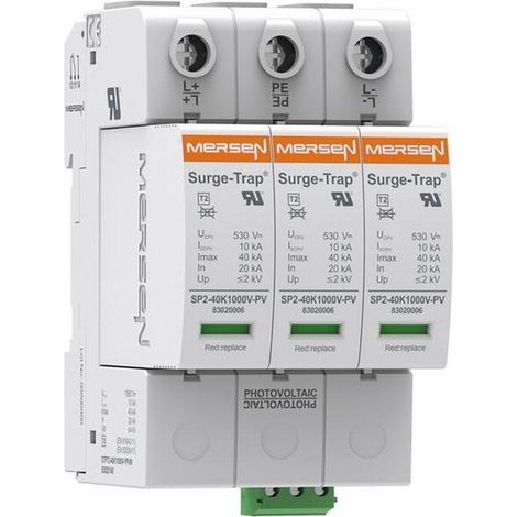 Mersen PV-Ü-ABLEITER T2 1000V 3P +FM (STPT2-40K1000V-YPVM)