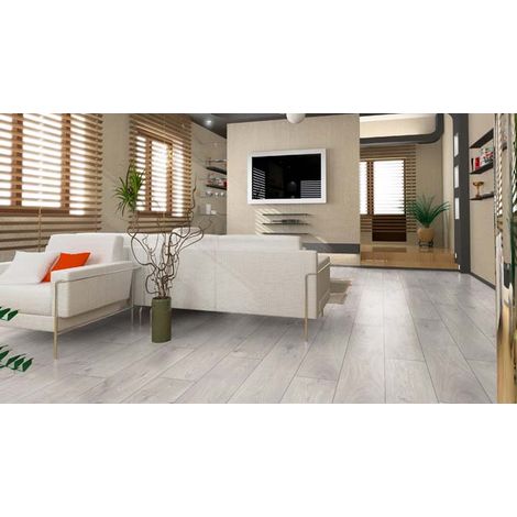 PAVIMENTO LAMINATO 8 MM ROVERE SBIANCATO 2,131 MQ