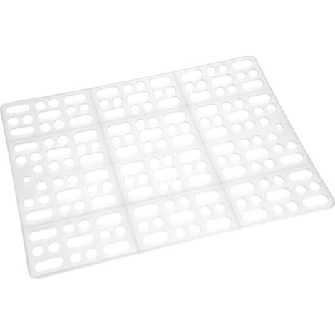 Tapis de cage à lapin Durable, facile à nettoyer, nid pour cochon d'inde Totoro (blanc) (1/5)