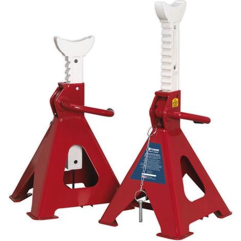 Sealey Auto Rise Ratchet Axle Stands (Pair) 5 Tonne Capacity per Stand AAS5000 (1/5)