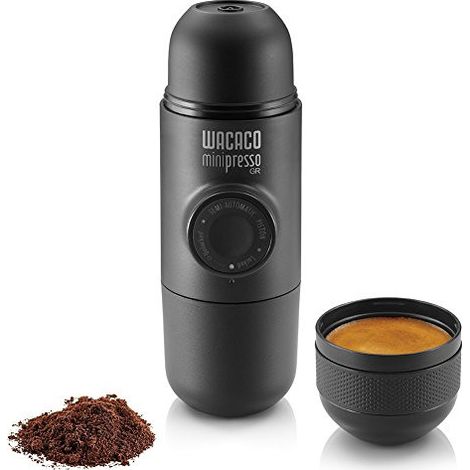 Wacaco Minipresso GR tragbare Espressomaschine schwarz