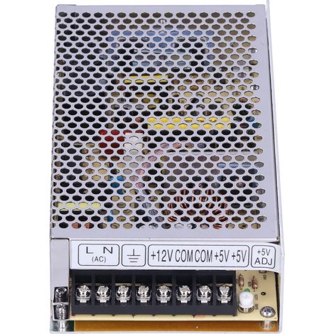 BERM@ (Authorized) 5V 12A/12V 5A Dual-Output LED Switching Power Supply D-120A, Input Voltage 115/230VAC, Industrial Switching Power Supply 120W Dual Output Power Supply (1/5)