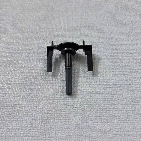 Walzenbürstenhalterung für Roborock Q Revo Curv Qrevo Edge Saros 10R Saugroboter, Ersatzteile, die die Hauptbürste halten, Schwarz (Schwarz)