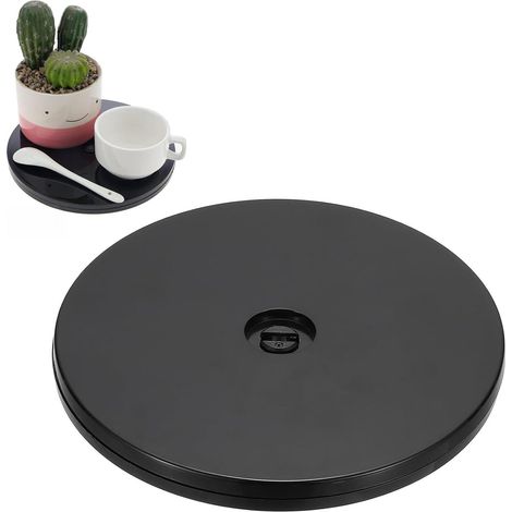 15cm Acrylic Turntable 360 Rotating Round with Steel Ball Bearings Display Shelves Multipurpose Kitchen Shelf (1/5)