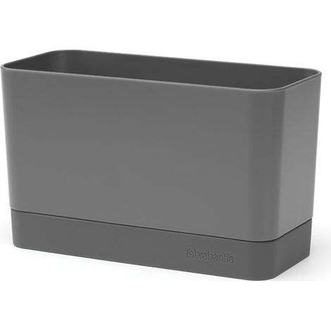 Brabantia Sink Side Organizer per Lavello, Dark Grey, 8.5 x 19 x 11.5 cm (1/4)