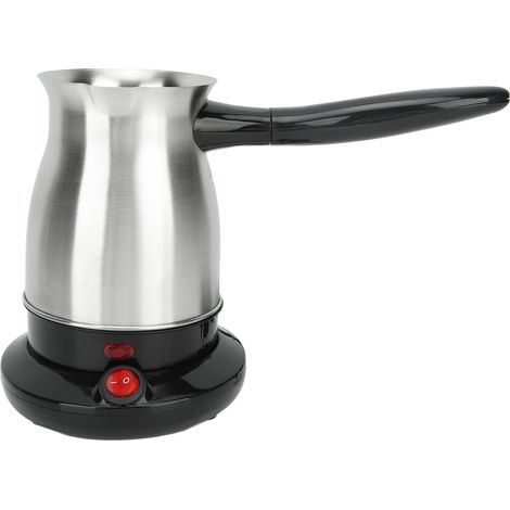 Bouilloire électrique 600ml en acier inoxydable, cafetière chauffante, prise UE 220V 600W (1/5)
