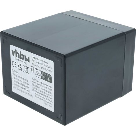 vhbw Leisure Vehicle Battery for Caravan Boat Camping Motorhome (6 Ah, 12 V, AGM), 10 x 7 x 9 cm