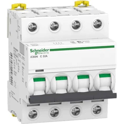Automatico Magnetotermico SCHNEIDER A9F79432 III+N 32 Amps. Curva C