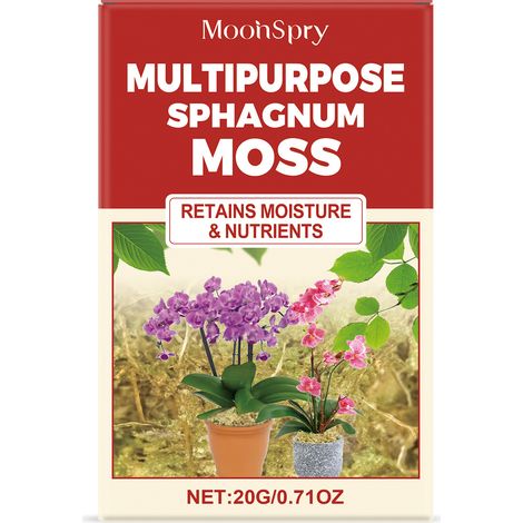MOONSPRY Mehrzweck-Moosmatte für Gartenprojekte, Mikrolandschaften, DIY-Dekorationsmaterial für Topfpflanzen (1/5)