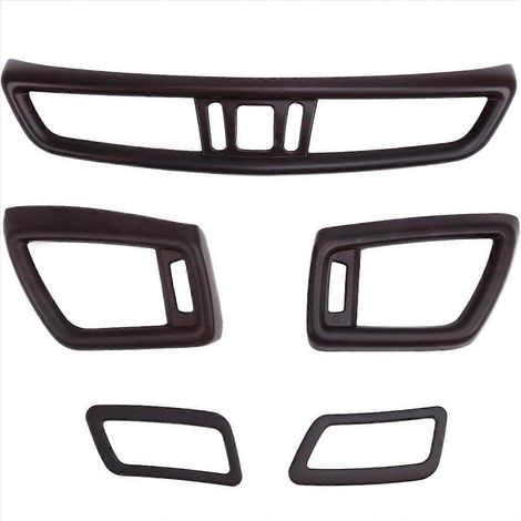 Lot de 5 grilles d'aération pour climatiseur en bois de pêcher (1/5)