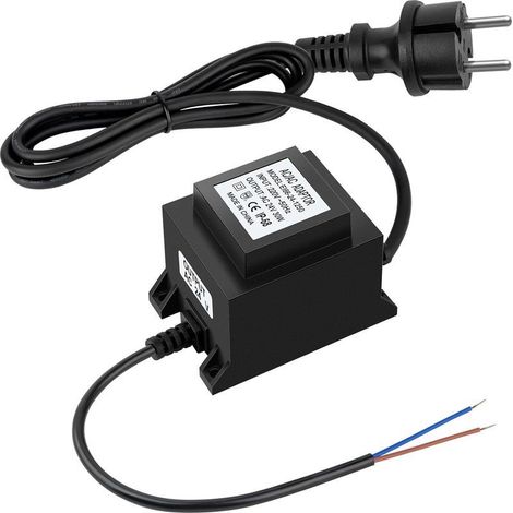 IP68 impermeabile Transformateu 24V Led di Alimentazione AC/AC 30W 1.25 a UN Adattatore di alimentazione per l'illuminazione a LED e Pompe di Bacino (1/5)
