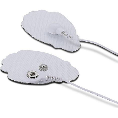 4 replacement plates for TENS electrodes compatible with TENS devices (1/4)
