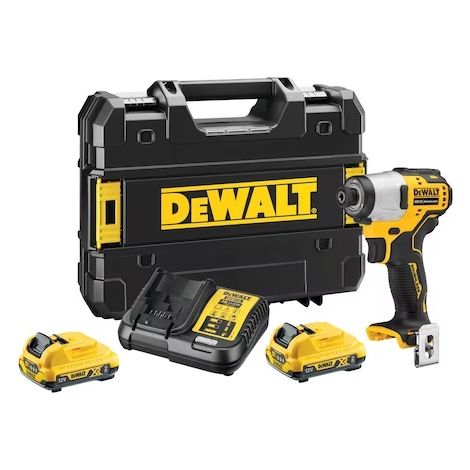 Avvitatore a impulsi senza spazzole DEWALT XR 12V 2Ah Li-Ion - DCF801D2-QW