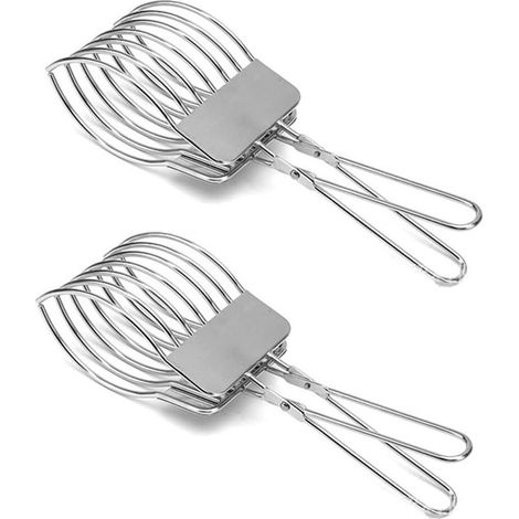 pinzas de acero inoxidable para cortar carne, separador de jamón y separador de salchichas. (1/4)