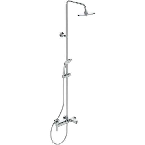Système de douche IS Cerafine O avec robinet de baignoire chromé (1/3)