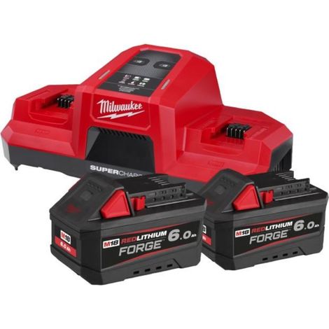 Milwaukee M18 FORGENRG-602 Kit Energy Forge 2pz x 18V 6Ah + caricabatterie Doppio M18 DBSC &ndash 4 (1/4)