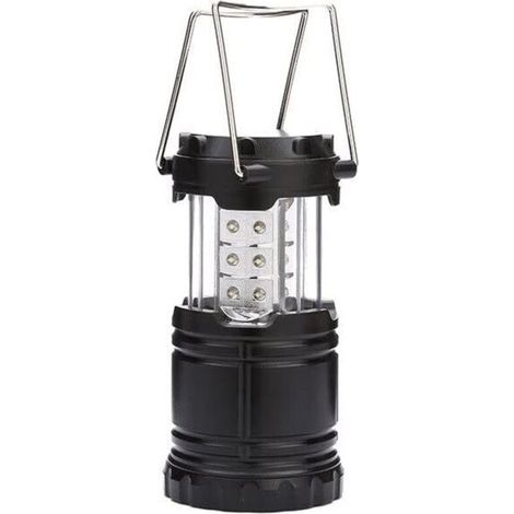 Lampe de tente LED étanche, lampe de camping portable, lanterne de secours à piles 3AA, mode torche, style A, éclairage nomade pour extérieur et urgence (1/4)