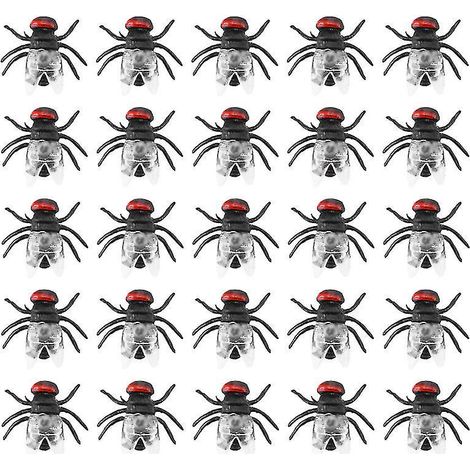 150 künstliche Halloween-Fliegen für Halloween-Dekorationen