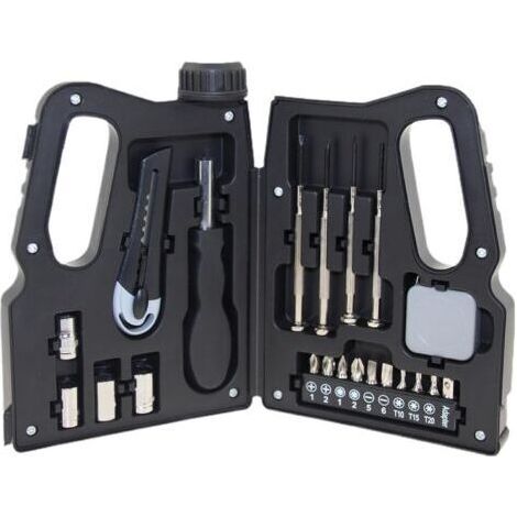 Kit D'outils De Réparation À Domicile, Ensemble D'outils À Main Avec Étui De Rangement En Forme De Baril D'huile - Outil De Réparation D'outils Manuels Portables À Domicile, 17.3x12.3x4.4cm (1/5)