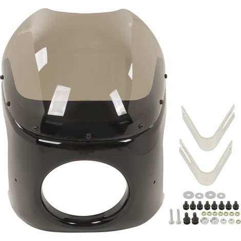 Pare-brise fumé avant pour phare de moto, accessoire de remplacement compatible FL Touring 1996-2013, écran de protection teinté. (1/5)