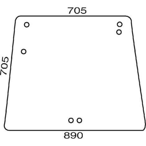 Lunette arrière UNIVERSEL D7761T