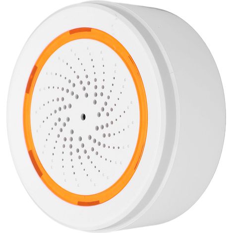 Alarme Sirène Connectée 2,4 GHz avec Application Mobile, Contrôle à Distance par Smartphone, Alarme Sonore et Lumineuse pour Maison (1/5)