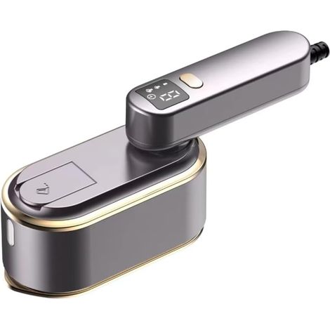 Fer à repasser vapeur pour vêtements, fer de voyage pliable et portable, fer électrique en céramique, machine à repasser pour vêtements secs et humides (1/5)