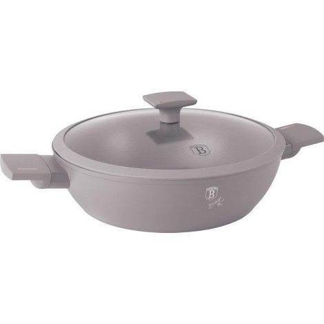 Berlinger Haus Taupe cacerola aluminio 30 cm gris mate (1/3)