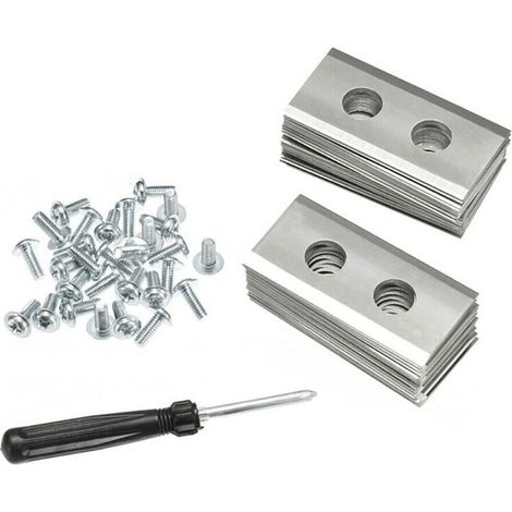 Jeu de rechange de 30 lames de tondeuse + 60 vis + tournevis pour robot tondeuse Landroid