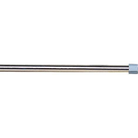Manija telescópica de aluminio ø30mm 130cm con punta hexagonal - Mery