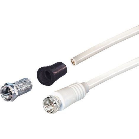 Verbindungskabel cable f-plug straight - open end + twist on f-plug + weather boot, 30 m