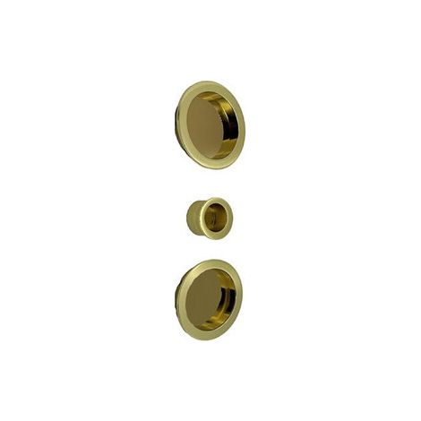 KIT MANIGLIE TONDO CIECO PORTE SCORREVOLI ORO