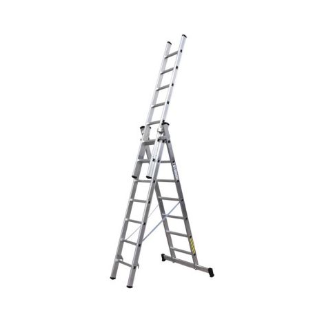 Escaleras de Aluminio 3 tramos EN 131 2.00 + 2.00 + 2.00 m