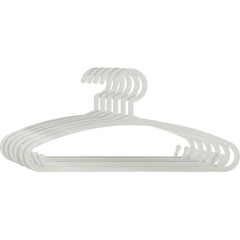Juego de 6 perchas para niños - de plástico - gris - Atmosphera créateur d'intérieur (1/4)
