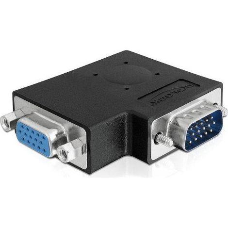 Adaptateur VGA prise/fiche 90° coudé latéral