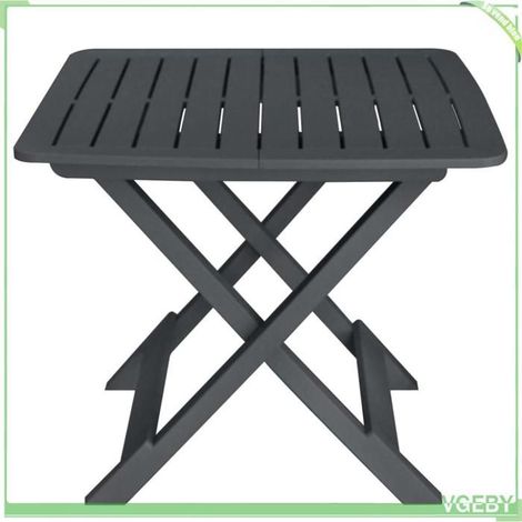 Ensemble de bistro pliable 3 pcs - FAFEICY - 48753 - Plastique - Anthracite - Résistant aux intempéries (1/5)