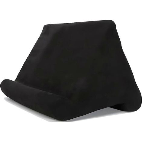 Schwammkissen-Tablet-Halterung mit verstellbarem Winkel, schwarz