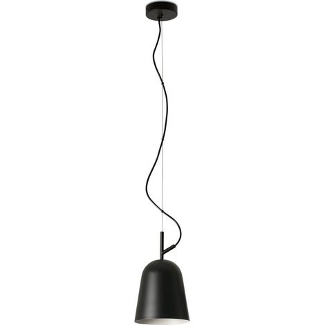 Faro STUDIO Lampada da soffitto a cupola da 16 cm, colore nero opaco (1/2)