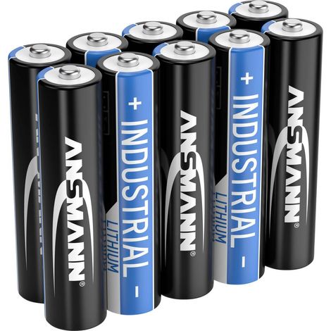 Ansmann Lithium Industrial LR03 Batteria Ministilo (AAA) Litio 1150 mAh 1.5 V 10 pz. (1/5)