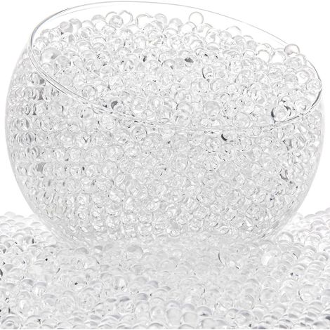 50 g de perles de cristal décoratives pour vase - couleur transparente (1/5)
