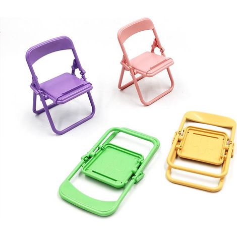 Support de téléphone pour chaise, table pliante facile, porte-objets cadeaux originaux en 5 couleurs (5 pièces) (1/5)
