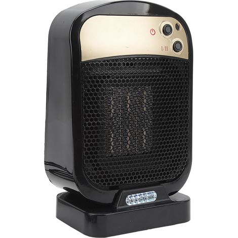 Radiateur électrique portable 1200W silencieux céramique, chauffage personnel compact pour bureau pièce bureau intérieur, prise UE 220V (1/5)