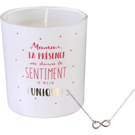 Bougie parfumée MARBELLA + bracelet surprise (1/3)