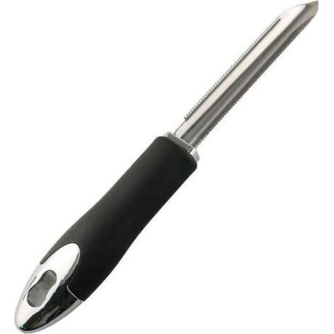 Copier for zucchini, cucumber and pepper with long serrated blade, easy to remove seeds